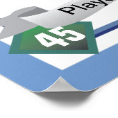 Baseball Kaart Style Poster (Hoek)