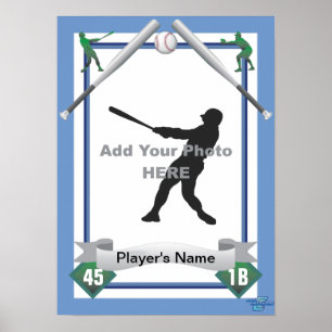 Baseball Kaart Style Poster