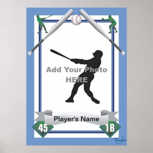 Baseball Kaart Style Poster (Voorkant)