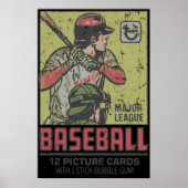 Baseball-Kaarten 1 Poster (Voorkant)