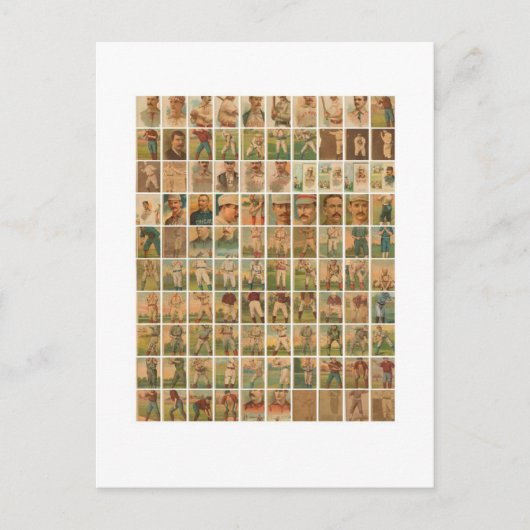 Baseball-kaarten,  briefkaart (Voorkant)