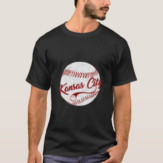 Baseball Kansas City Love Blue Color Royal Nationa T-shirt