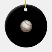 Baseball, Keramisch Ornament (Achterkant)