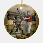 Baseball: Keramisch Ornament (Voorkant)