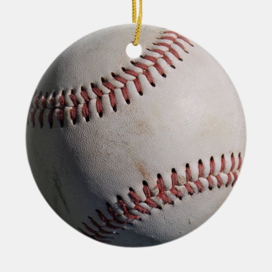 Baseball Keramisch Ornament (Voorkant)