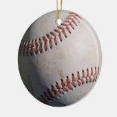 Baseball Keramisch Ornament (Links)