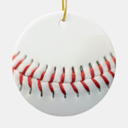 Baseball Keramisch Ornament (Voorkant)