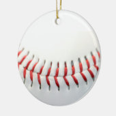 Baseball Keramisch Ornament (Links)