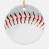 Baseball Keramisch Ornament (Achterkant)