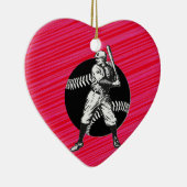 Baseball: keramische versiering keramisch ornament (Rechts)