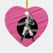 Baseball: keramische versiering keramisch ornament (Voorkant)