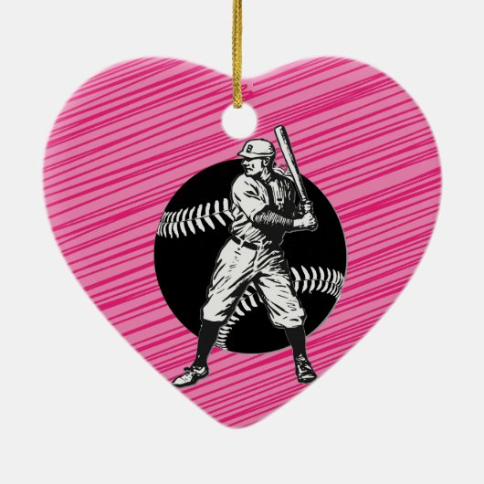 Baseball: keramische versiering keramisch ornament (Achterkant)