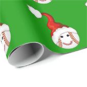 Baseball kerst cadeaupapier (Rol Hoek)