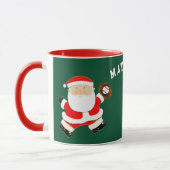 Baseball Kerst Collectie Mok (Links)
