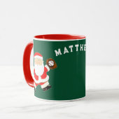 Baseball Kerst Collectie Mok (Voorkant links)
