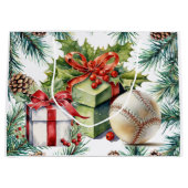 Baseball kerst groot cadeauzakje (Voorkant)