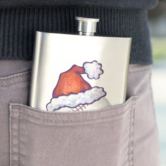 Baseball kerst heupfles (Voorbeeld)