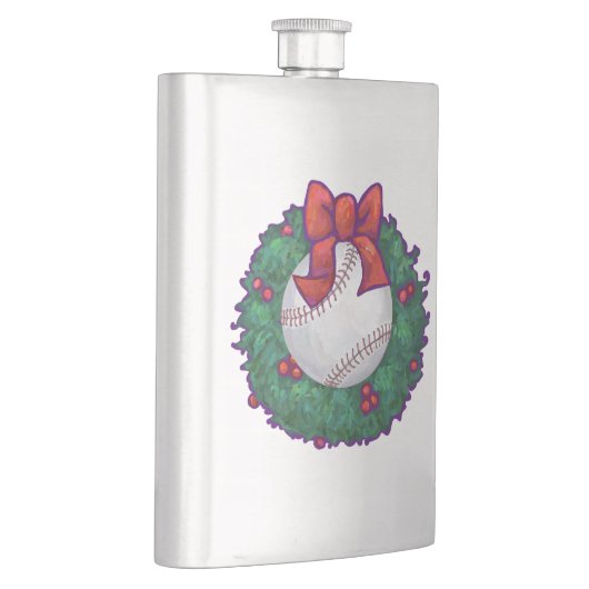 Baseball kerst heupfles (Rechts)