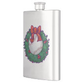 Baseball kerst heupfles (Links)