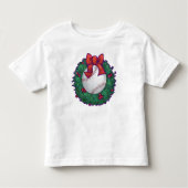 Baseball kerst kinder shirts (Voorkant)