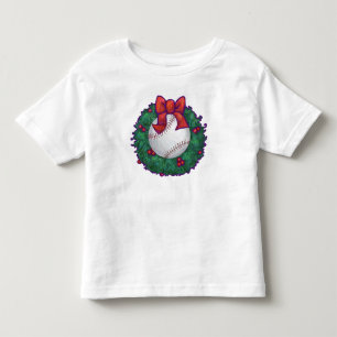 Baseball kerst kinder shirts