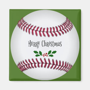 Baseball kerst magneet