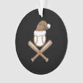 Baseball kerst ornament (voorkant)