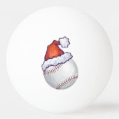 Baseball kerst pingpongbal (Voorkant)