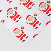 Baseball kerst tissuepapier (Detail)