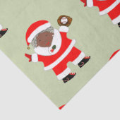 Baseball kerst tissuepapier (Detail)