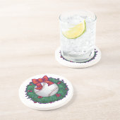 Baseball kerst zandsteen onderzetter (Zijkant)