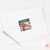Baseball-kerstKaart en cadeautjes voor Stickers (Envelop)