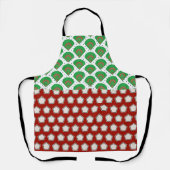 Baseball kerstthema schort (Voorkant)