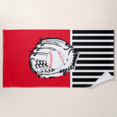Baseball-keukenhanddoek Strandlaken (Voorkant)