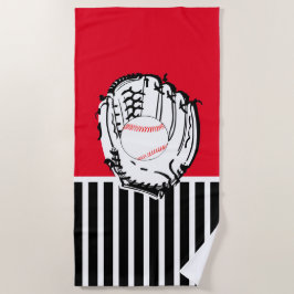 Baseball-keukenhanddoek Strandlaken