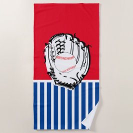 Baseball-keukenhanddoek Strandlaken