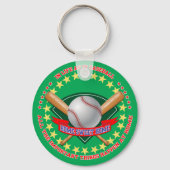 Baseball Key Ring Sleutelhanger (Voorkant)