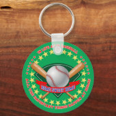 Baseball Key Ring Sleutelhanger (Voorkant)