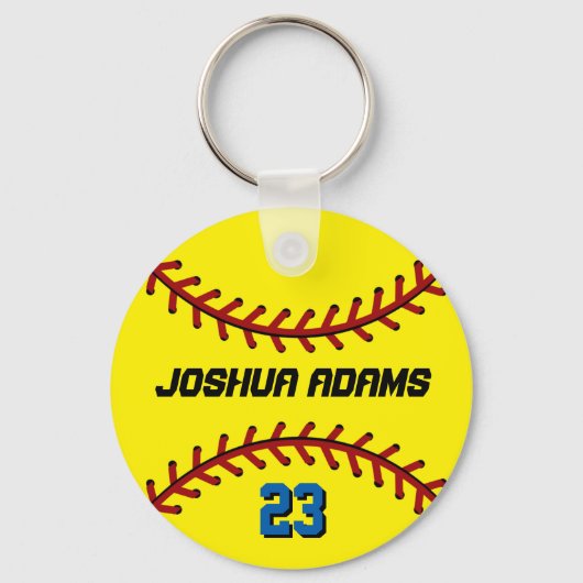 Baseball Keychain for Sports Fans and Athletes (Voorkant)