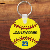 Baseball Keychain for Sports Fans and Athletes (Voorkant)