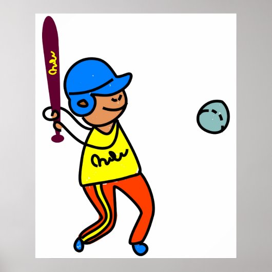 Baseball Kind Poster (Voorkant)