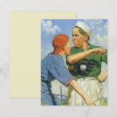  Baseball, Kinderen, Jongens die Sporten (Voorkant / Achterkant)