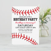 Baseball Kinderen van Birthday Kaart (Staand voorkant)