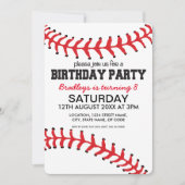 Baseball Kinderen van Birthday Kaart (Voorkant)