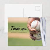 Baseball-klasse Simple Sporty Dank u briefkaart (Voorkant / Achterkant)