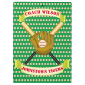 Baseball-klembord Klembord (Achterkant)