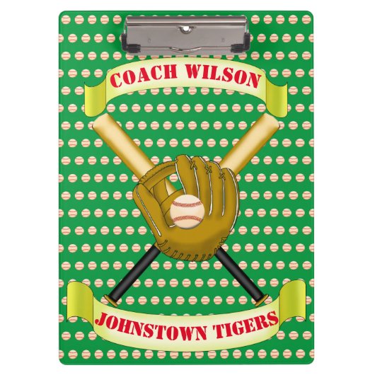 Baseball-klembord Klembord (Voorkant)