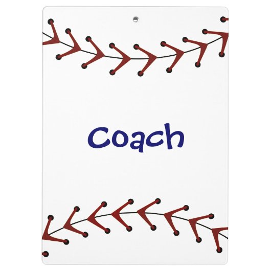 Baseball-klembord Klembord (Achterkant)