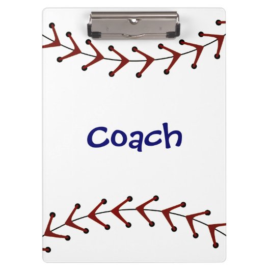 Baseball-klembord Klembord (Voorkant)