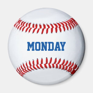 Baseball-koelkast Magnet-dag van de week Magneet